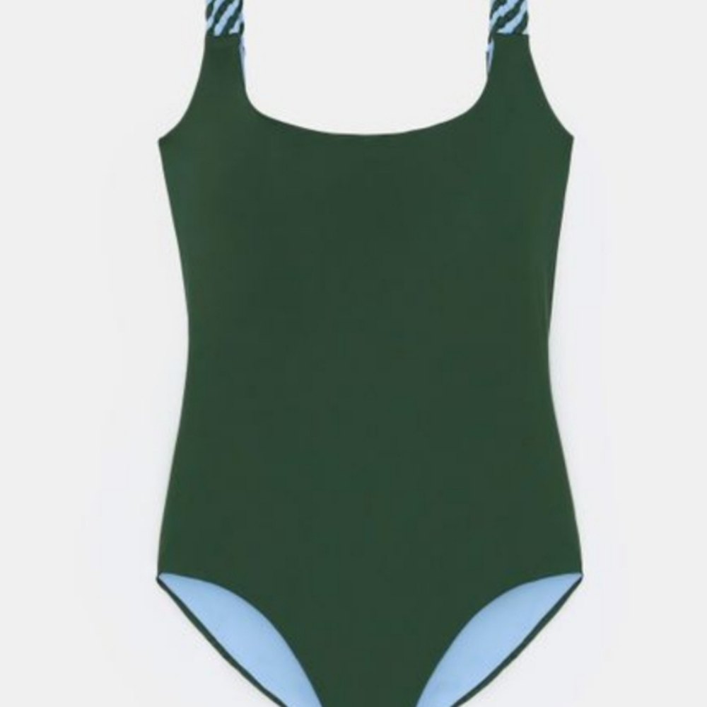 Lafayette 148 New York  Reversible One-Piece Swimsuit  Size M - Picture 4 of 9